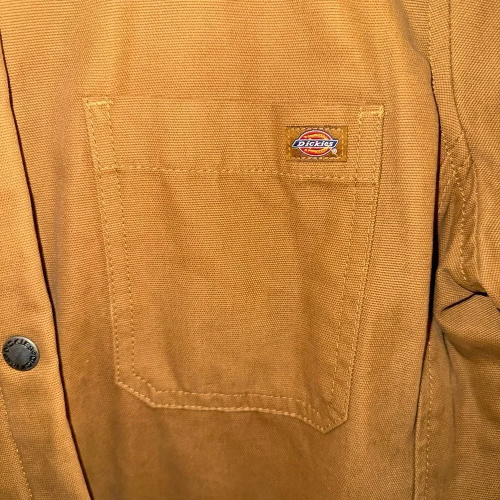 Dickies Brown Jacket with Gray Hood attached